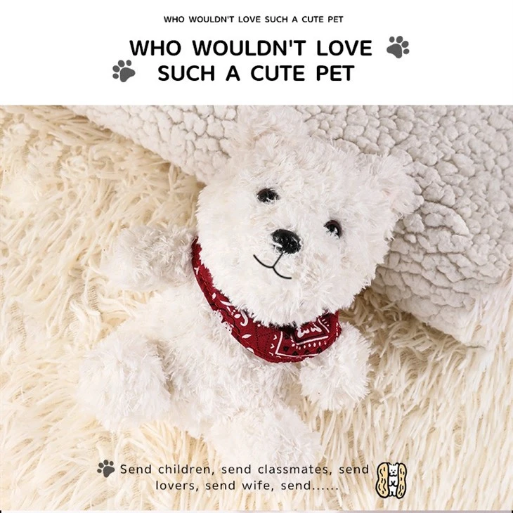 Adorable Interactive Westie Dog Plush Hanger – Playful Sounds & Music! factory