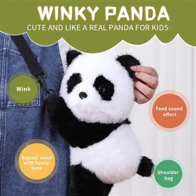 Trepćuća panda koja govori plišana igračka